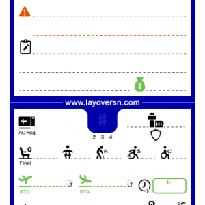 Cabin Crew Flight Notepad (Single-Side) - JetBlue (Pre-Order)
