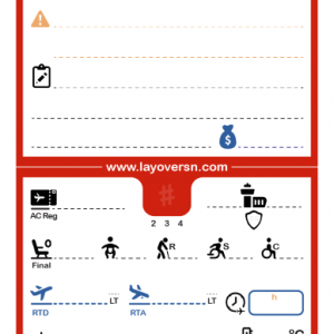 Cabin Crew Flight Notepad (Single-Side) - British Airways (Pre-Order)