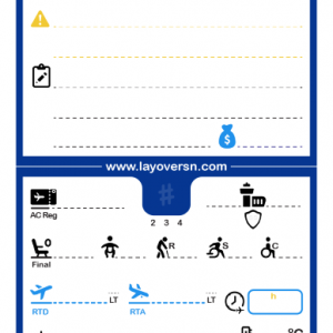 Cabin Crew Flight Notepad (Single-Side) - Ryanair (Pre-Order)