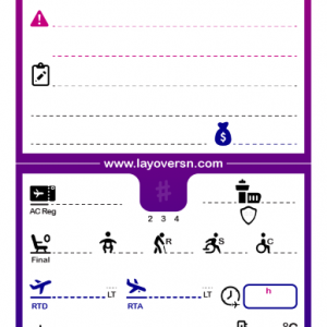 Cabin Crew Flight Notepad (Single-Side) - Wizz Air (Pre-Order)