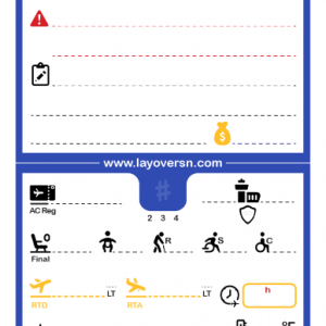 Cabin Crew Flight Notepad (Single-Side) - Southwest Airlines (Pre-Order)